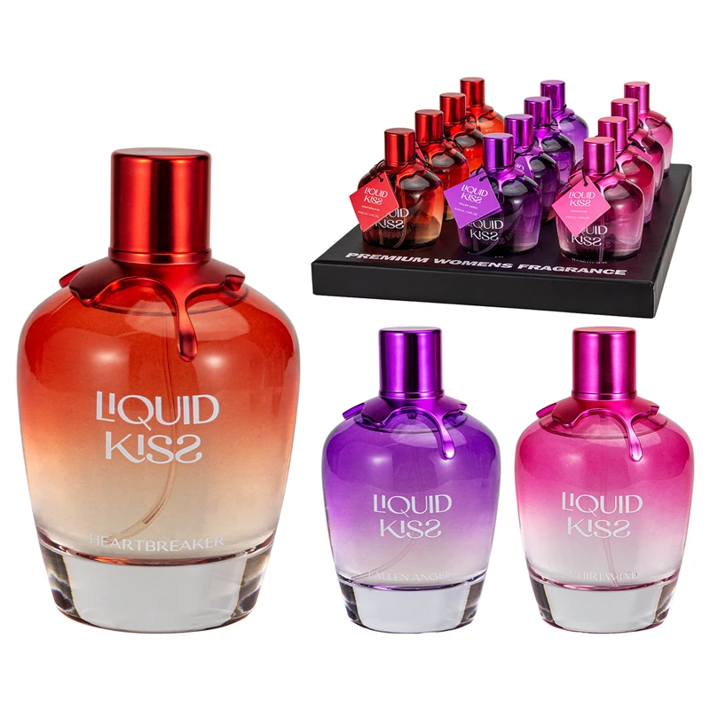 LIQUID KISS Women's Fragrance 100ml/3.4oz XOXO BOXLESS PDQ
