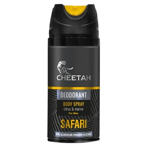 99101, Cheetah Men's Body Spray 150mL (3.4oz) Safari, 8696601102933