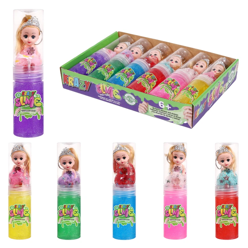 Krazy Soft Slime & Doll Toy w/PDQ 7.34oz