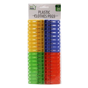 42205, Ideal Home Plastic Cloth Pegs 36CT, 191554422056