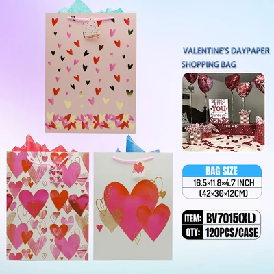 BV7015-XL, VALENTINE GIFT BAG XL, 887257170355