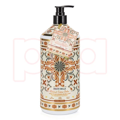 60669, Molto Bella Body Wash Coconut crème Dolce 33.8oz/1000ml, 191554606692
