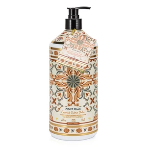 60669, Molto Bella Body Wash Coconut crème Dolce 33.8oz/1000ml, 191554606692