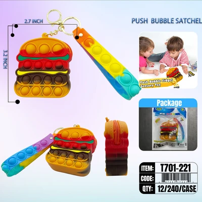 T701-221, POP IT COIN PURSE HAMBERGUR