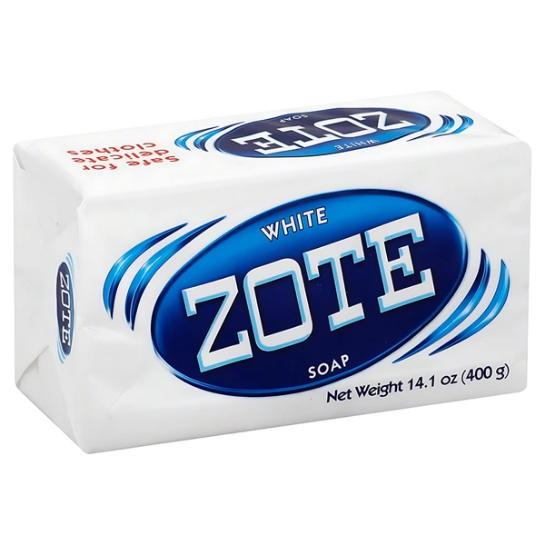 ZLB400W, Zote Laundry Bar Soap 400g White, 1200500573