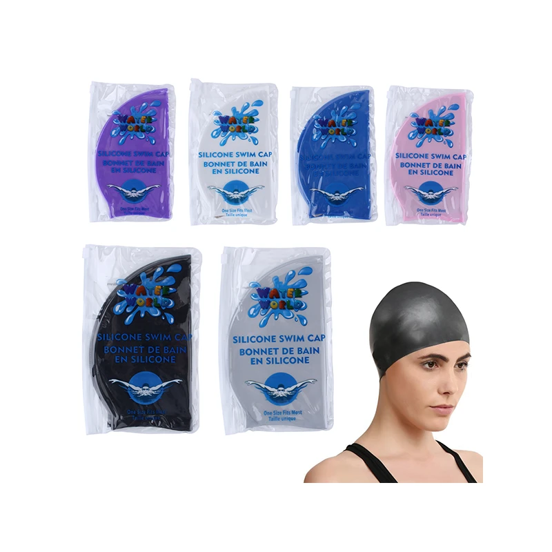 Water World Silicone Swim Cap