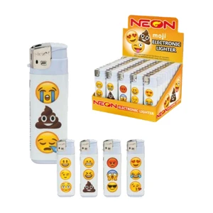 ZY-218S1-EMOJI, MK Electronic Disposable Lighters Emoji