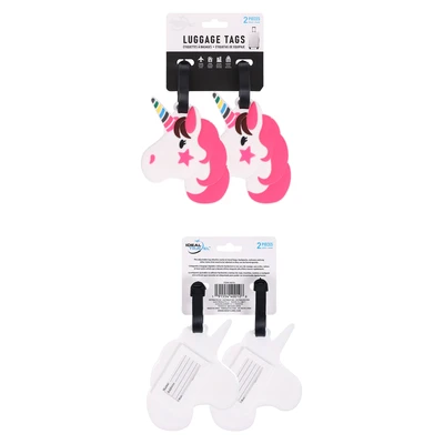 40010, Ideal Travel Shaped Luggage Tags 2PK, 191554400108