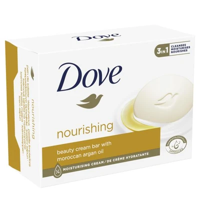 DS90-NA, Dove Soap 90g 3.17oz Nourishing Argan Oil, 8710908471667