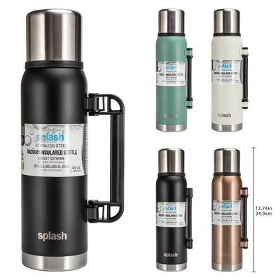58240, Splash Stainless Steel Vacuum Insulated Bottle 44oz, 191554582408