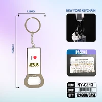 NY-C113, NY key chain, 887257913136
