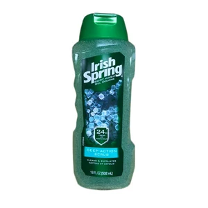 IS18DAS, Irish Spring Body Wash 18oz Deep Action Scrub, 35000269218