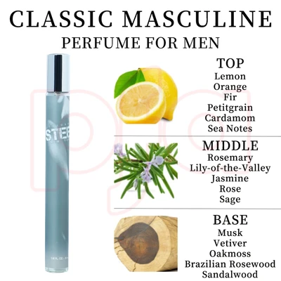 88842, Men's Eau De Toilette Cologne Set 1.18 oz/ 35 ml, 6 Scents Blue Intense/Blue Wonder/Bross Private/Enforce/Steel/Woody Blang, 191554882690