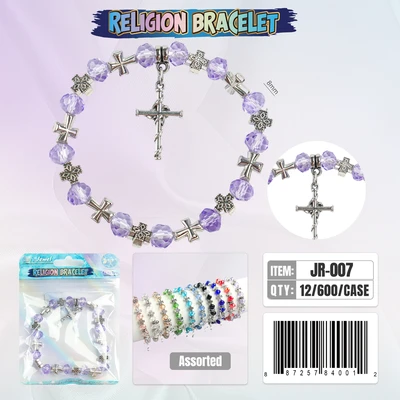 JR-007, Crystal Religion Bracelet, 887257840012