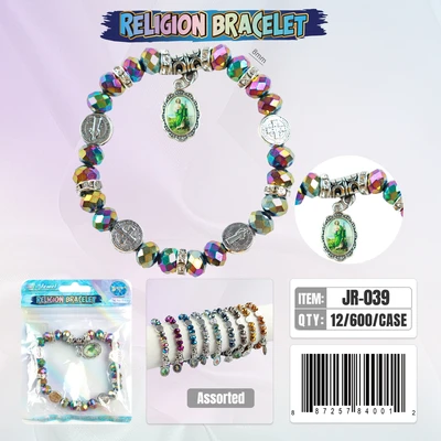 JR-039, Crystal Religion Bracelet, 887257840012