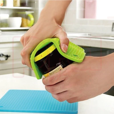 38101, Ideal Kitchen Silicone Placemat & Holder Square 6.9 inch, 191554381018