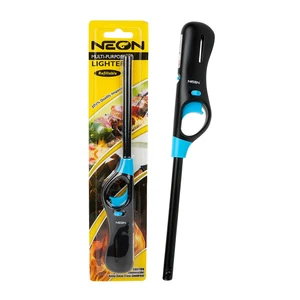 ZY-3884-PK72, Neon Black & Blue BBQ Lighter, 855553008078