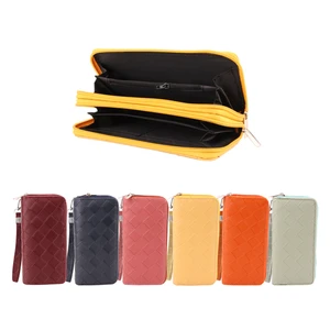 91136, CC Wallet Dual Zipper Weave, 191554911369