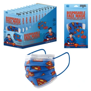 DCM10-SM, DC Children Mask 10PK Superman, 8888047874349