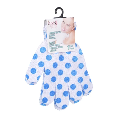 73201, Ideal Bath Printed Bath Scrub Gloves, 191554732018