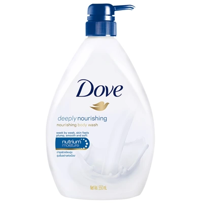 DBW550DN, Dove Body Wash 550ml Pump Deeply Nourishing, 8999999026400