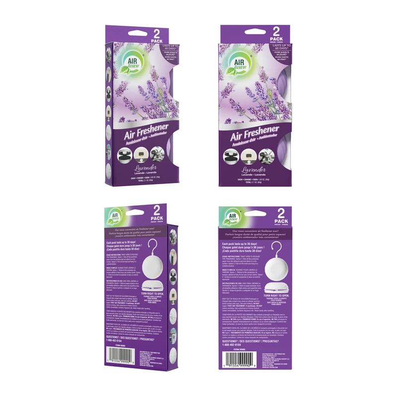Air Fusion Air Freshener Gel 2pk Lavender