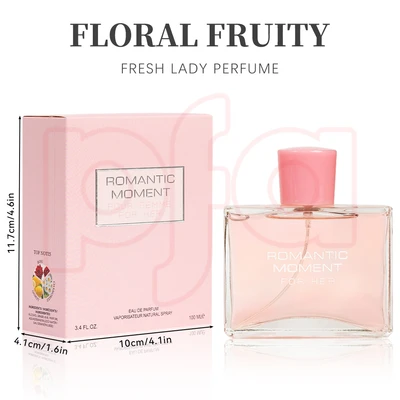 88301, Eau de Parfum 3.4 oz/100 ml Romantic Moment for Women - United Scents, 191554883017