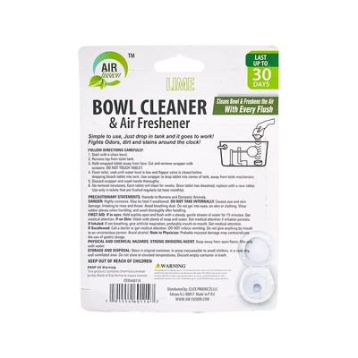 60114, Air Fusion Bowl Cleaner & Air Freshener 4PK – Lime, 191554601147