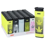 ZY-218Z-LEAF, MK Jet Windproof Electronic Disposable Lighters Leaf, 850016684714