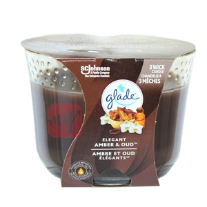 GLC6AO, Glade Candle 6.8oz Amber & Oud #00249, 062300002498