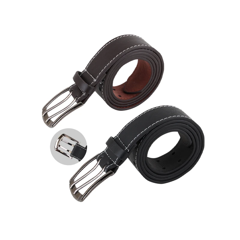 JM Belt 2 Pin Buckle Side Stitch