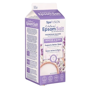 64012, Spa Fusion Epsom Salt 22oz Box Lavender, 191554640122