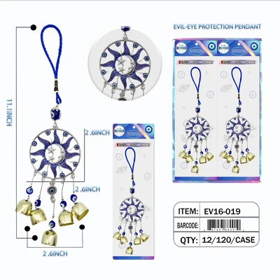 EV16-019, EVIL-EYE PROTECTION PENDANT, 887257860010