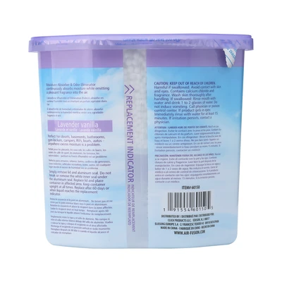 60150, Air Fusion Moisture Absorber & Odor Eliminator 14oz – Lavender Vanilla, 191554601505