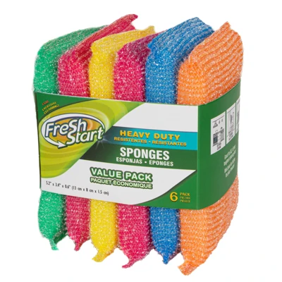 32212, Fresh Start Sponge 6PK Heavy Duty, 191554322127