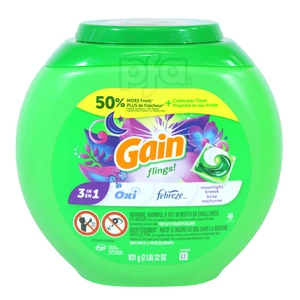 GAINFP48ML, Gain Fling Pods 48Count Moonlight Breeze, 030772247709
