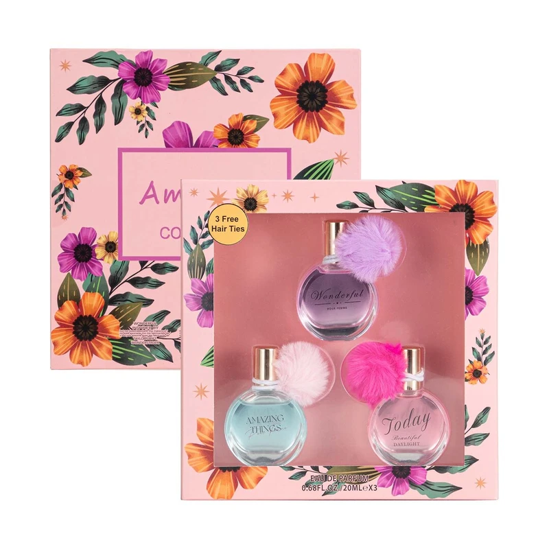 Women's 3pcs Mini Perfume Set 3×0.68fl.oz/20ml EDP