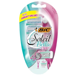 BRSC-4, BIC Razor Soleil Bella Click 4CT, 070330739925