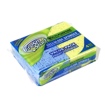 32224, Fresh Start Cellulose Sponges 4PK, 191554322240