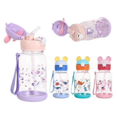 58375, Splash Kids Plastic Bottle  Flip Straw  19.6oz, 191554583757