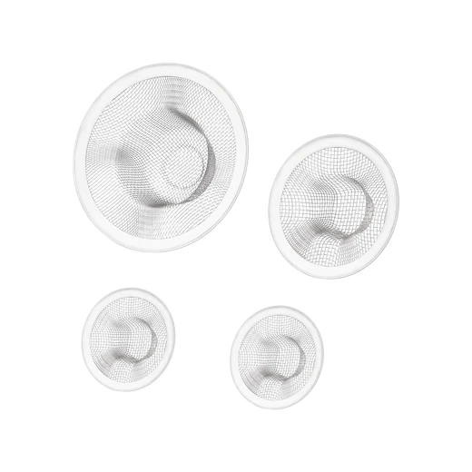 42100, Ideal Kitchen Sink Strainers Stainless Steel 4PK, 191554421004