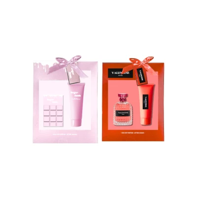 89968, Women's 2pcs Large Set Womens Assorted Case 1 SUGAR CRUSH CANDIED DREAMS/VALENTINE ROUGE, 191554893566