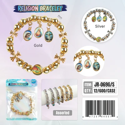 JR-069, Crystal Religion Bracelet, 887257840012