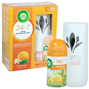 AWK250SC, Air Wick Freshmatic Kit + Refill 250ml 6.2oz Sparkling Citrus, 9295120003794