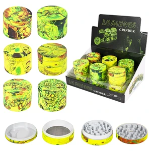 52044, Grinder 4 Parts 50*37mm Glow RM, 036882520442