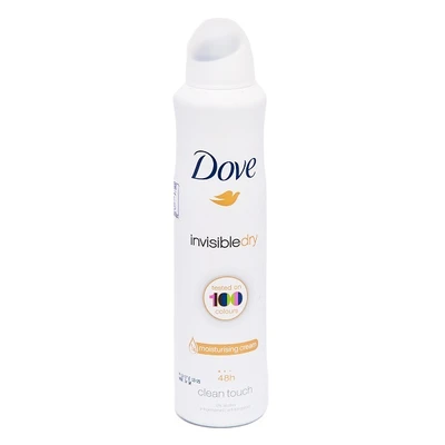 DBS250ID-24, Dove Body Spray 250ml Invisible Dry, 8901030599064