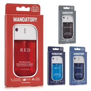 89925, Mandatory Men Hydrating Fragrance Mist 1.5oz, 191554899254