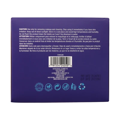 24050-12, Modess Disposable Face Towels 50ct, 191554240506