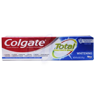 CTP6W, Colgate Toothpaste 6oz (170g) Whitening Paste, 035000991157