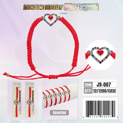 J9-007, String Line Protection Bracelet, 887257890079